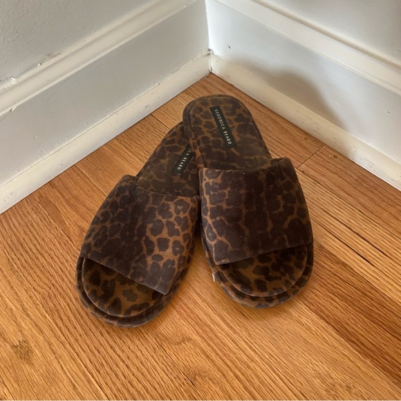 Veronica Beard Gillian Slide Sandal Leopard Print - Picture 4 of 6